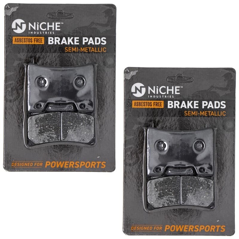 Brake Pad Set for Yamaha YZF600R FZR1000 FZR600R Front Semi-Metallic 2 Pack