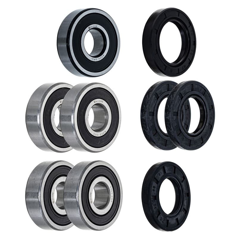 NICHE Wheel Bearing Seal Kit for Honda CB500F CBR500R 6304-2RDQE6 6303-2RDQE6
