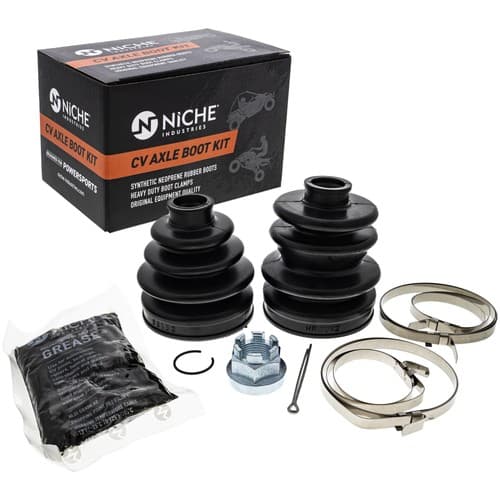 NICHE Rear CV Axle Boot Kit for Kawasaki 49006-0019 Brute force 750 650 ATV