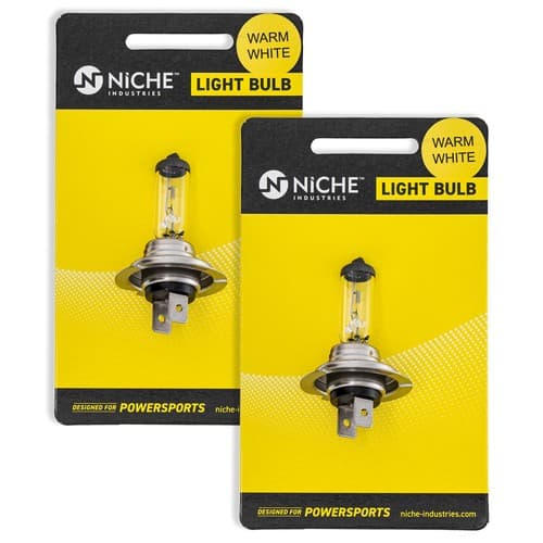 NICHE H7LL Headlight Bulb for Suzuki GSXR600 Yamaha YZF R1 R6 2 Pack