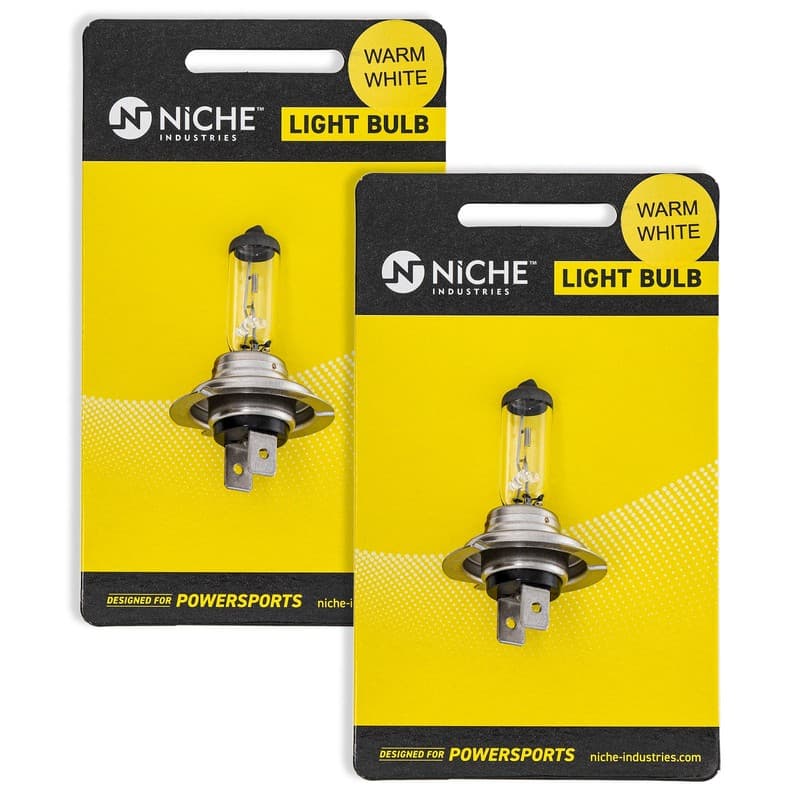 NICHE H7LL Headlight Bulb for Suzuki GSXR600 Yamaha YZF R1 R6 2 Pack