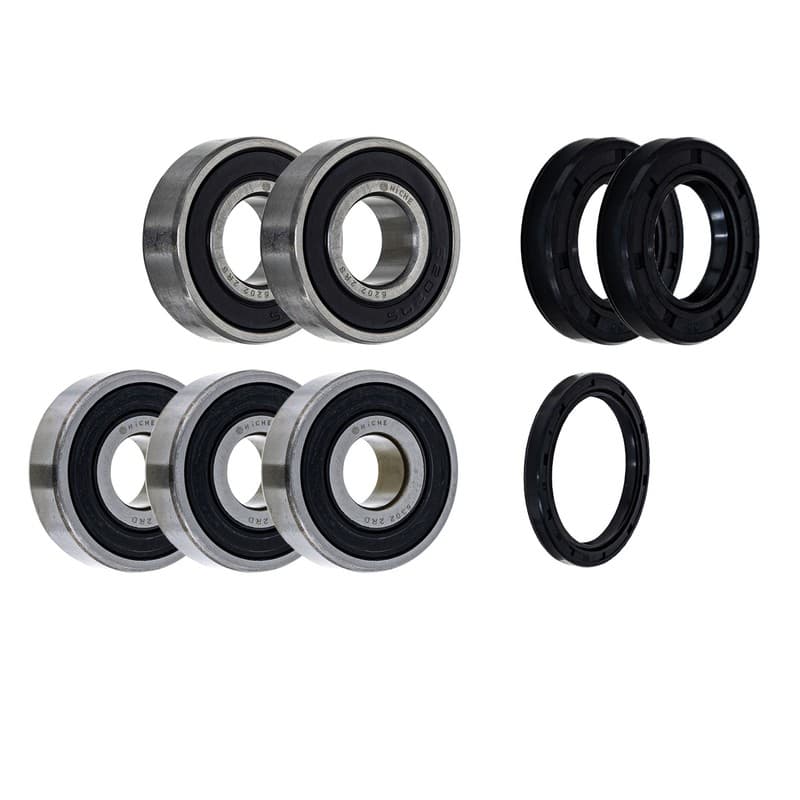 NICHE Wheel Bearing Seal Kit for Yamaha Virago 500 6202-2RS 6302-2RDQE6