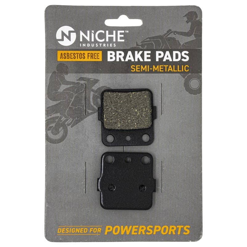Brake Pad Set for Arctic Cat 3406-031 Kawasaki Honda Front Rear Semi-Metallic