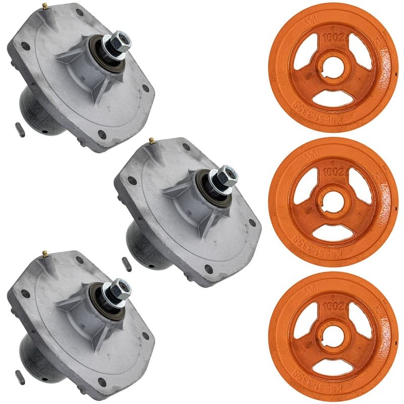 8TEN Deck Spindle Kit for Kubota RCK60RP-1500Z K5647-34510 K5651-33580 60-inch