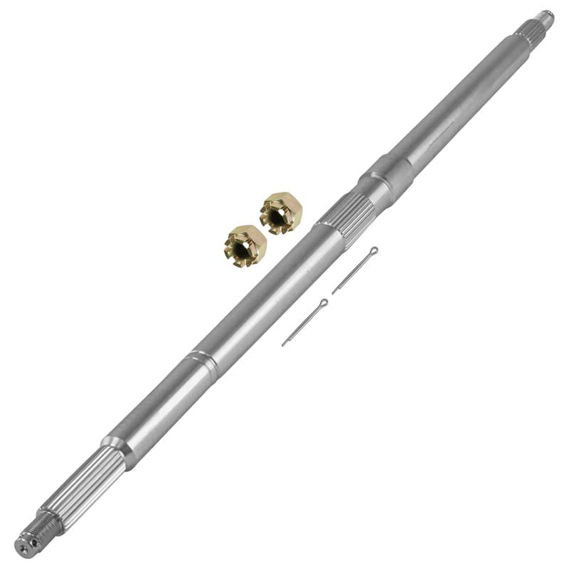 Rear Axle Shaft with Castle Nuts Pin For Polaris Xpedition 325 425 2000-2001