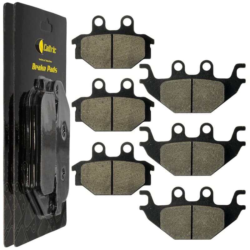 Caltric Front and Rear Brake Pads for Kawasaki KVF300 Brute Force 300 2012-2025