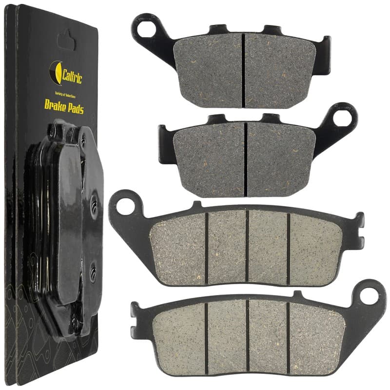 Caltric Front and Rear Brake Pads for Honda NT650 Hawk GT 650 1988-1991