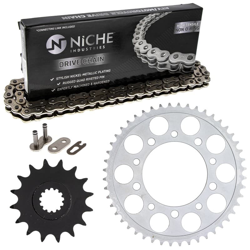 Sprocket Chain Set for Yamaha YZF-R6 16/48 Tooth 520 Front Rear Kit Combo