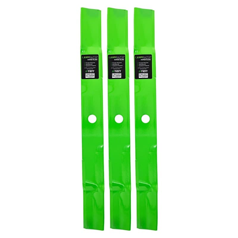 8TEN LawnRAZOR Blade for John Deere Z997R Z970R 72" Deck M142514 Mulching 3 Pack