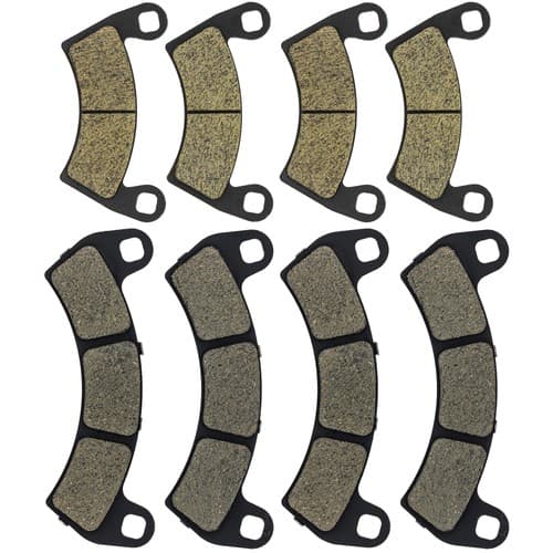 NICHE Brake Pad Set For Polaris RZR XP Turbo S 4 EPS 2205949 2206231 Organic