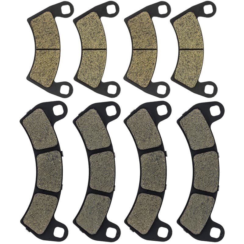 NICHE Brake Pad Set For Polaris RZR XP Turbo S 4 EPS 2205949 2206231 Organic