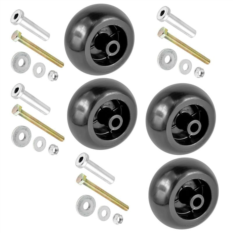 4 Deck Wheel with Bolt and Nut for Hustler Super Z Models 52" 60" 72" / 031997