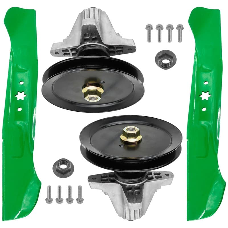 Spindle Assembly with Pulley Blade For MTD Craftsman Z6400 Zero-Turn Mower