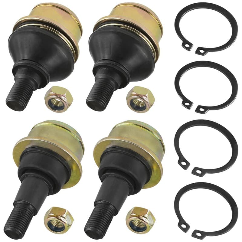 4 Front A-Arm Knuckle Lower Upper Ball Joint For John Deere Am147738 Am146020