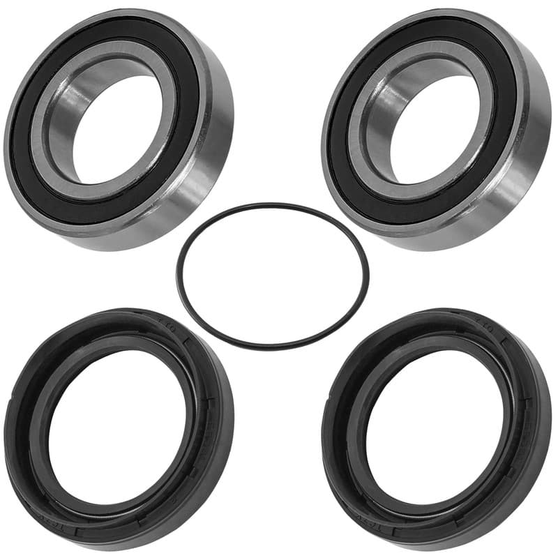 Rear Wheel Ball Bearings Seals Kit for Yamaha Kodiak 450 YFM450 4WD 2003 2004