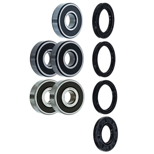 NICHE Wheel Bearing Seal Kit for Yamaha FJ1100 FJ1200A 6305-2RDQE6 6304-2RDQE6