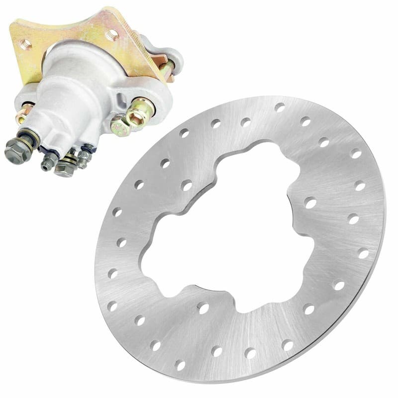 for Polaris Trail Boss 330 2010 - 2013 Rear Brake Caliper w/ Pads and Disc Rotor