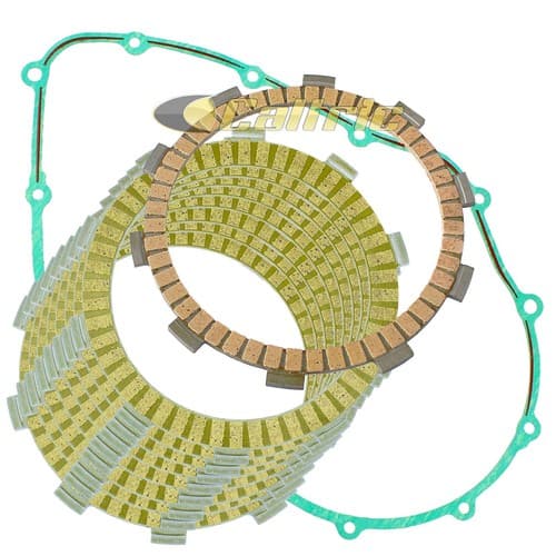 Clutch Friction Plates Kit W/Gasket for Honda VFR750F Interceptor 750 1986-1997