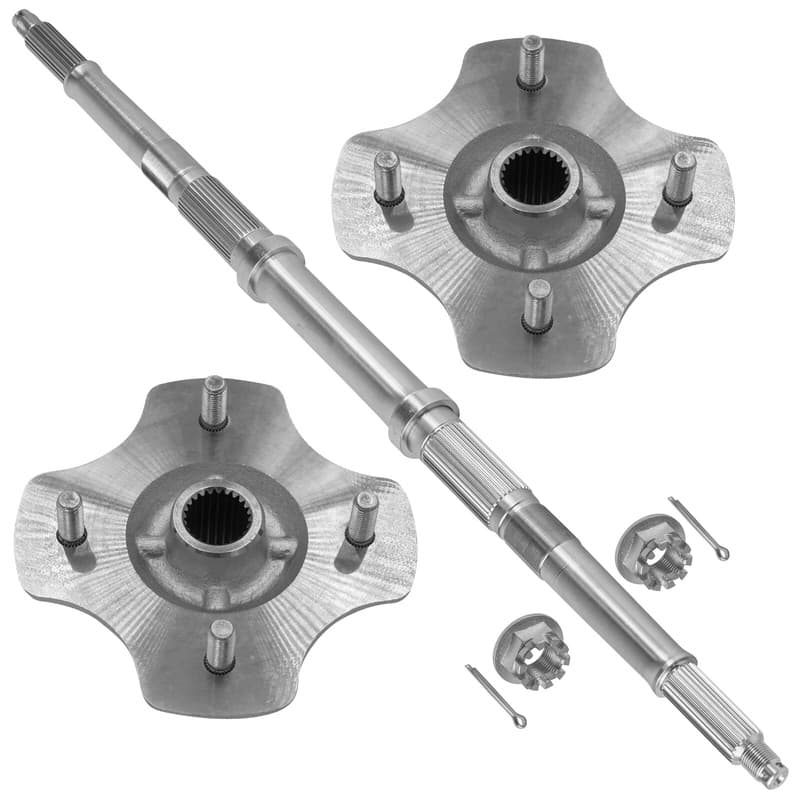 Rear Axle Shaft W/ Wheel Hub Nuts for Honda TRX300 Fourtrax 300 2X4 1992-2000