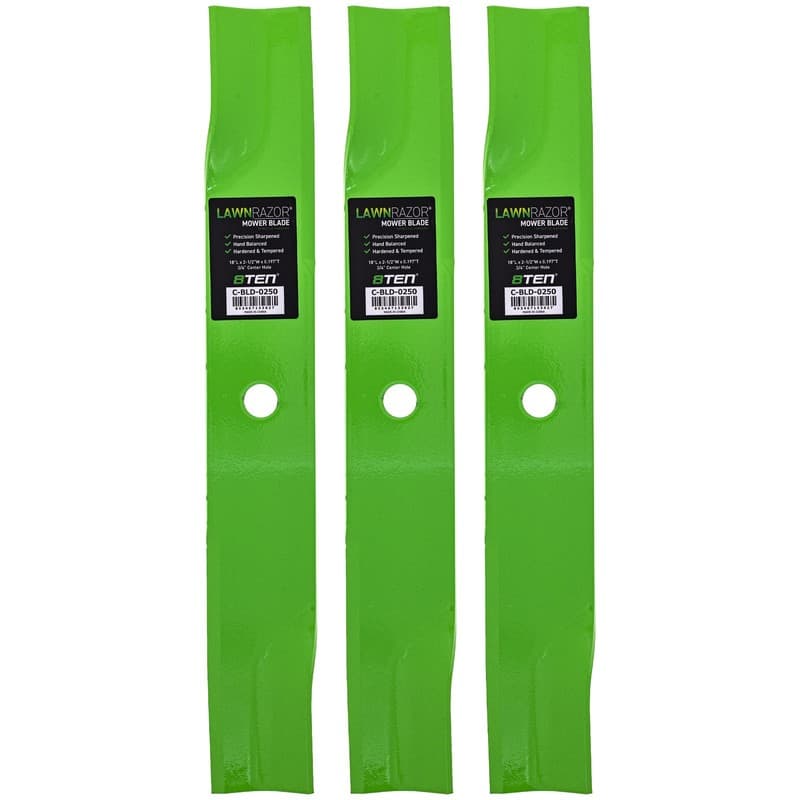 LawnRAZOR Blade for Cub Cadet Z-force 50 Inch Deck 01010168 High Lift 3 Pack
