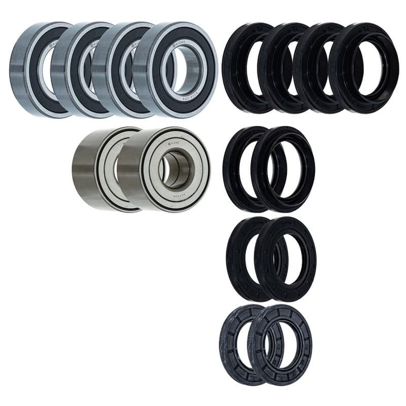 NICHE Wheel Bearing Seal Kit for Yamaha 2016 YXZ1000R 6206-2RS UTV