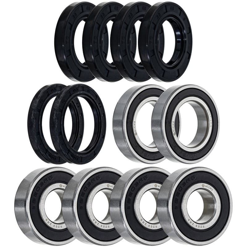 NICHE Wheel Bearing Seal Kit for Polaris Scarmbler 6203-2RS 6007-2RS