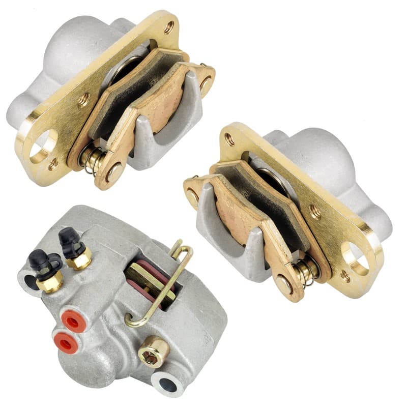 Front and Rear Brake Caliper w/Pads fits Polaris Scrambler 500 2x4 4X4 2001-02