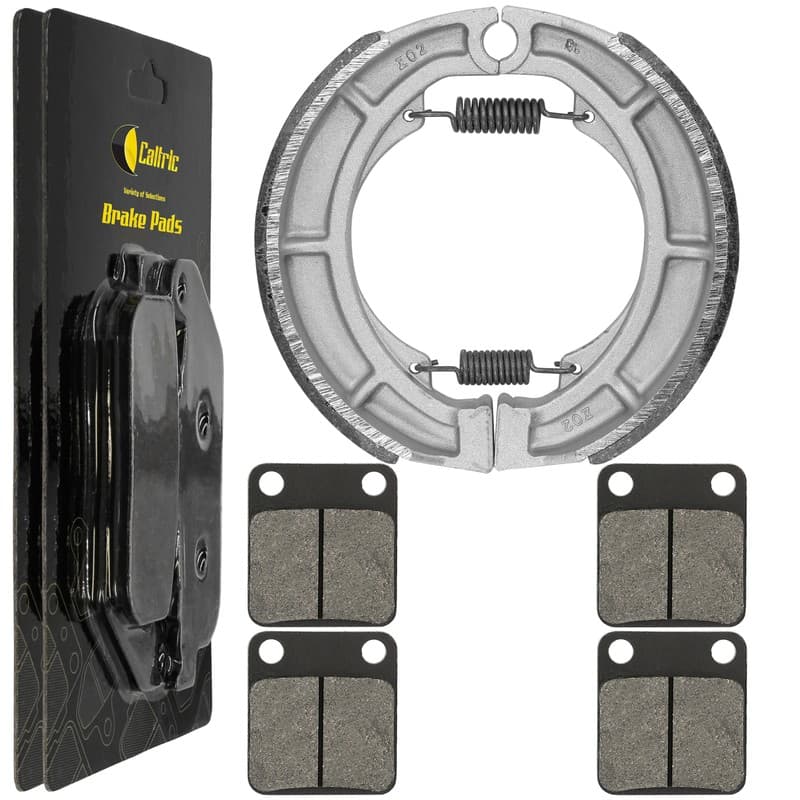 for Suzuki LTA400F LT-A400F Eiger 4WD 02-07 Front Brake Pads & Rear Brake Shoes