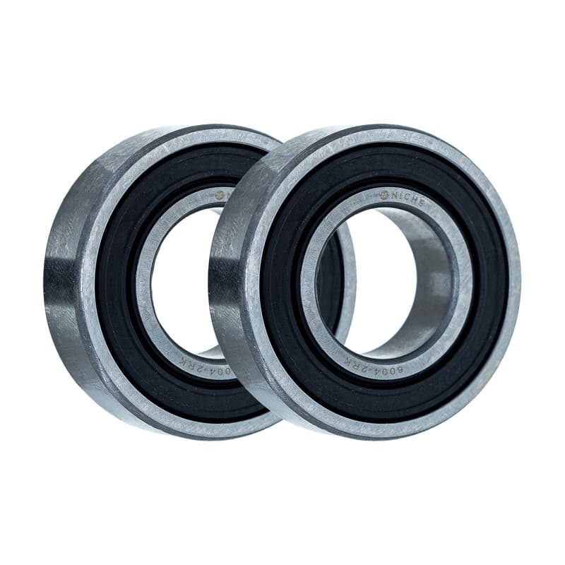Ball Bearing 20x42x12 Electric Grade Single Row Deep Groove 6004-2RKQE6 2 Pack