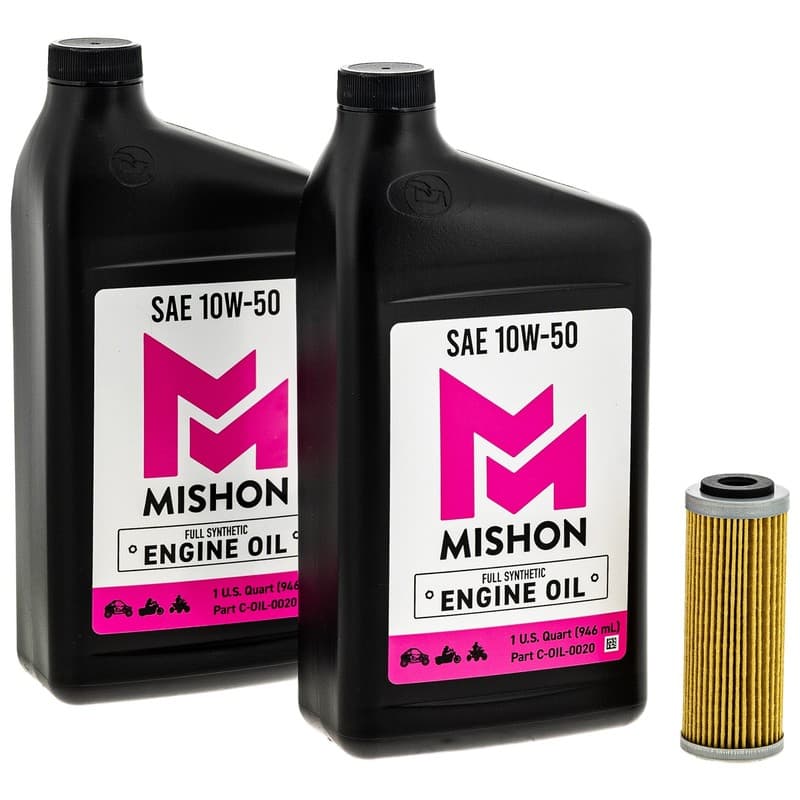 MISHON Engine Oil Change Kit for KTM 450 350 505 SX-F XC-F 500 EXC-F
