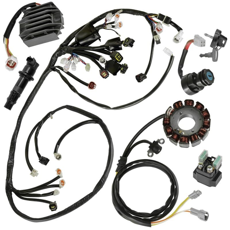 Wire Harness Stator Regulator Coil Kit Fits Yamaha YFZ450V YFZ450 YFZ450SPV 2006