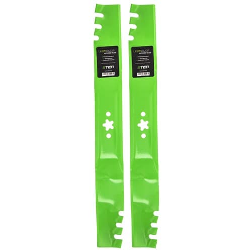 LawnRAZOR Deck Walk Toothed Mower Blade for Husqvarna HU800AWD HU775H 2-Pack