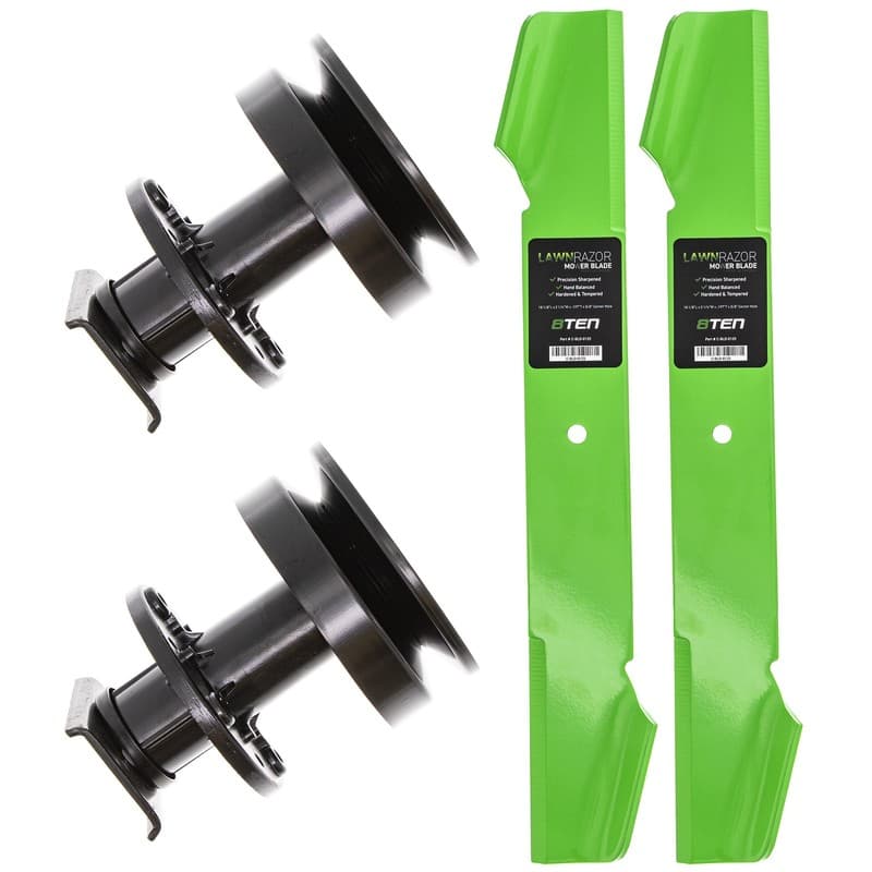 Deck Spindle Blade Kit Set for 38 Inch AYP Husqvarna 121676X 532121687 120262X
