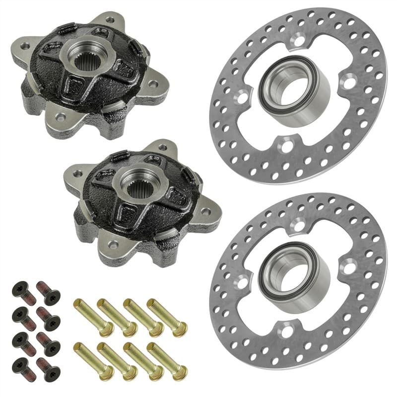 Wheel Carrier Disc & Bearing w/Bolts For Polaris RZR XP 900 2011 2012 2013