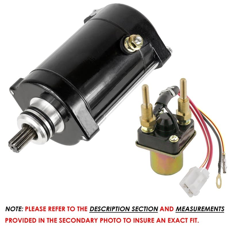 Starter & Relay Switch for Kawasaki JT1100 Jetski 1100 Stx 1997 1998