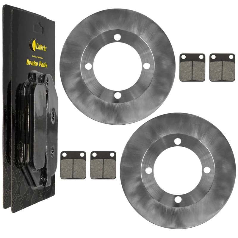 Front L & R Brake Disc & Pads For Suzuki Vinson 500 LTA500F LTF500F 4X4 2002-07