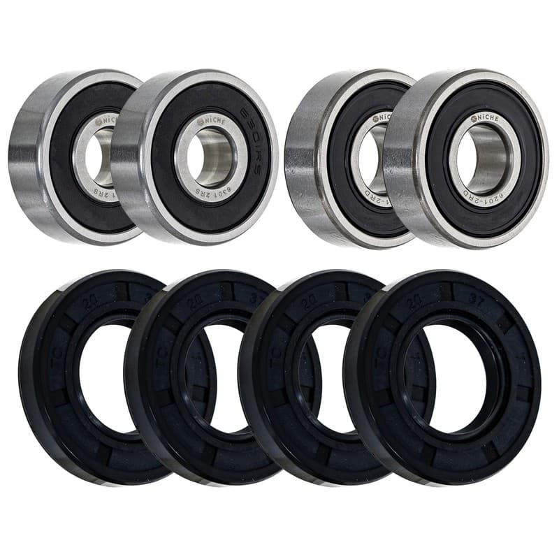 NICHE Wheel Bearing Seal Kit for Kawasaki KX65 Suzuki RM65 6301-2RS