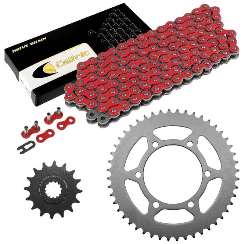 Red Drive Chain And Sprocket Kit for Yamaha R6 YZF-R6 2003 2004 2005