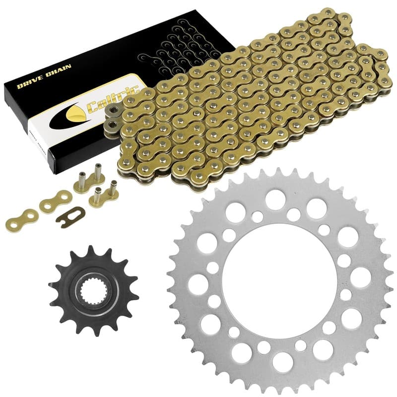 Drive Chain & Sprockets Kit for Honda TRX200 TRX200D Fourtrax 200 2X4 1990-1997