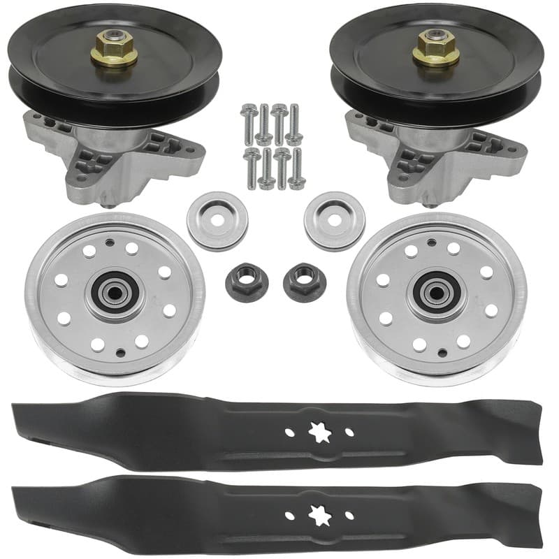 Deck Spindle with Pulley Blade For Troy Bilt Pony/ Range Rider/ Super Bronco 42"