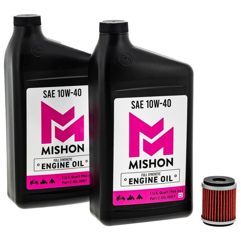 MISHON Engine Oil Change Kit for Yamaha Raptor 250 YFZ450R YFZ450X YFZ450