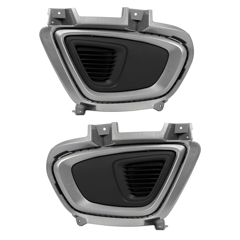 Pair Fog Light Bezel Trim Bumper Lamp Cover For Kia Sorento EX/L/LX 2016-2018
