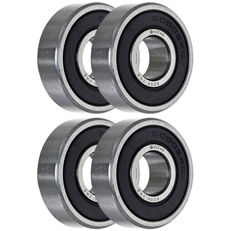 NICHE Wheel Bearing for Suzuki JR50 Kawasaki KDX50 10x26x8 6000-2RS 4 Pack