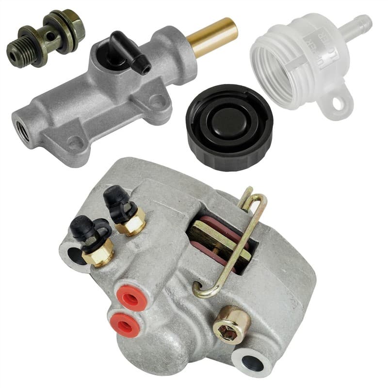Rear Brake Caliper / Master Cylinder / Reservoir for Polaris Scrambler 400 2002