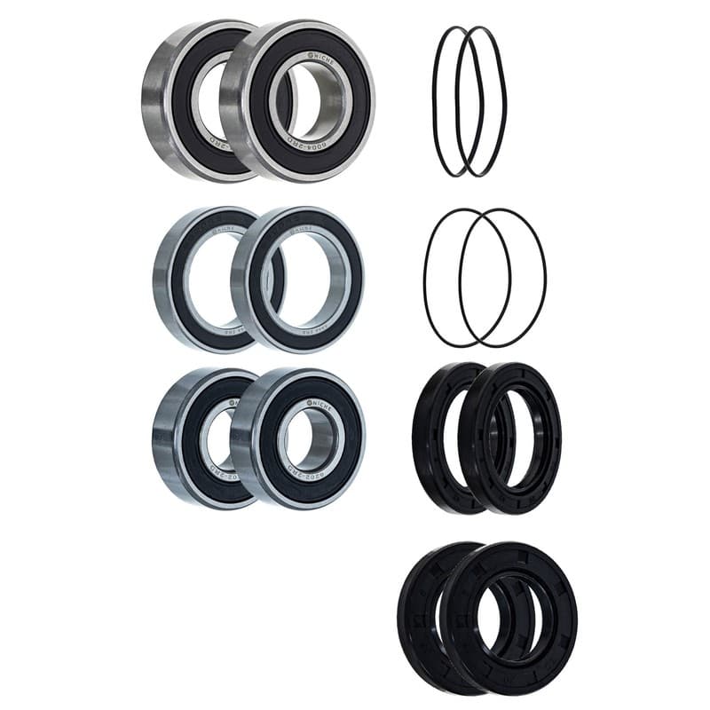NICHE Wheel Bearing Seal Kit for Honda FourTrax 250 300 TRX300X 6004-2RDQE6