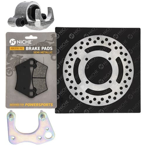 NICHE Front Left Brake Rotor Caliper Pad Set for Polaris Sportsman 570 5244314