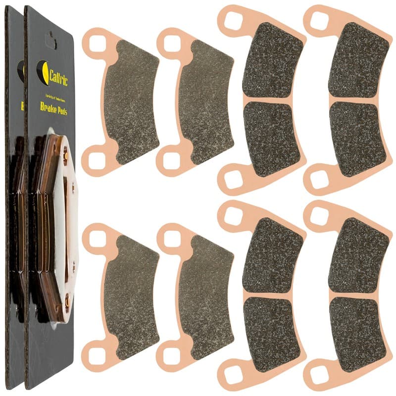 Caltric Front and Rear Brake Pads for Polaris Ranger XP 900 2013-2019