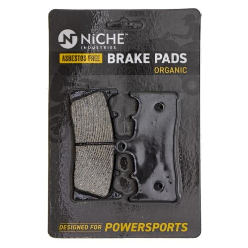 NICHE Brake Pad Set for Kawasaki Ninja ZX6R ZX12R ZX9R Suzuki Front Organic