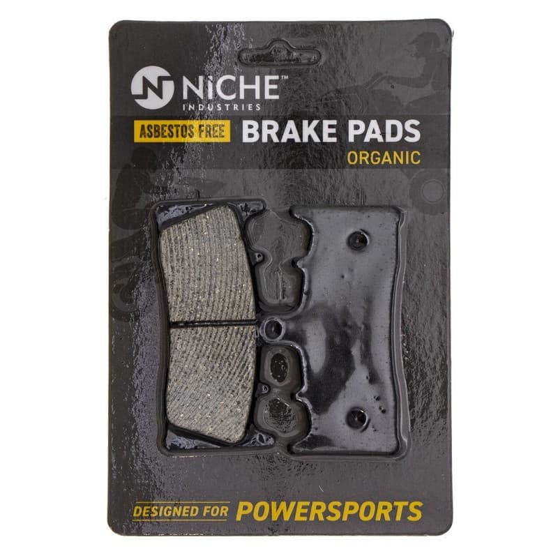 NICHE Brake Pad Set for Kawasaki Ninja ZX6R ZX12R ZX9R Suzuki Front Organic