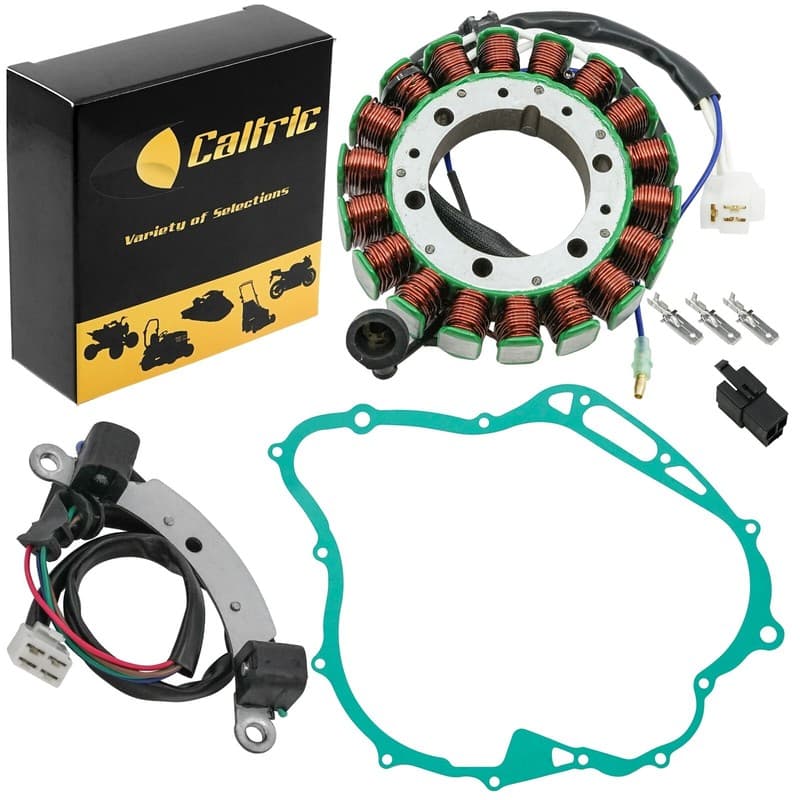 Stator W/Pickup Coil And Gasket for Yamaha Virago 700 XV700 XV 700 1986-1987